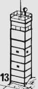 Beton-Beobachtungsturm 2 x 2 m